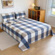 Single piece solid color single male student dormitory single double large bed sheet 1.5 meters home use