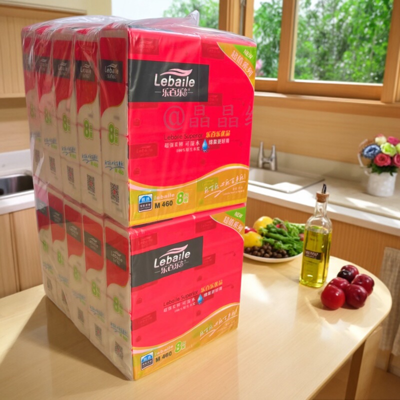 Lebaile Large Pack of Hanging Tissue Paper Napkins for Home Use, Hand Wiping Paper, Toilet Paper, Facial Tissue, Hygiene