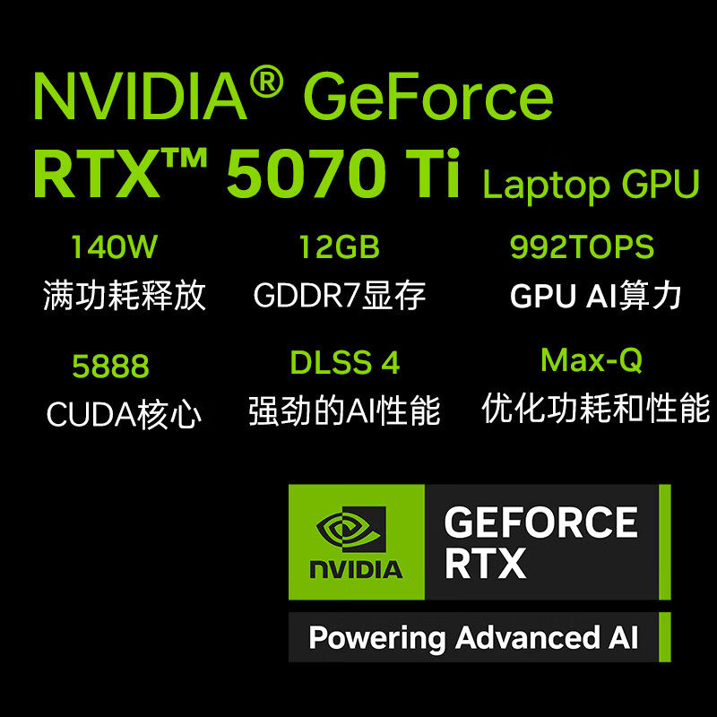 Mechanic Dawn 16S Gaming Laptop Ryzen R9-7945Hx Full-Performance 5070Ti Dedicated Graphics High Performance