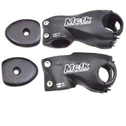 MCFK 카본 섬유 산악 도로 자전거 핸들 바에 커버 음의 17도 또는 6도 자전거 라이저 31.8 mm