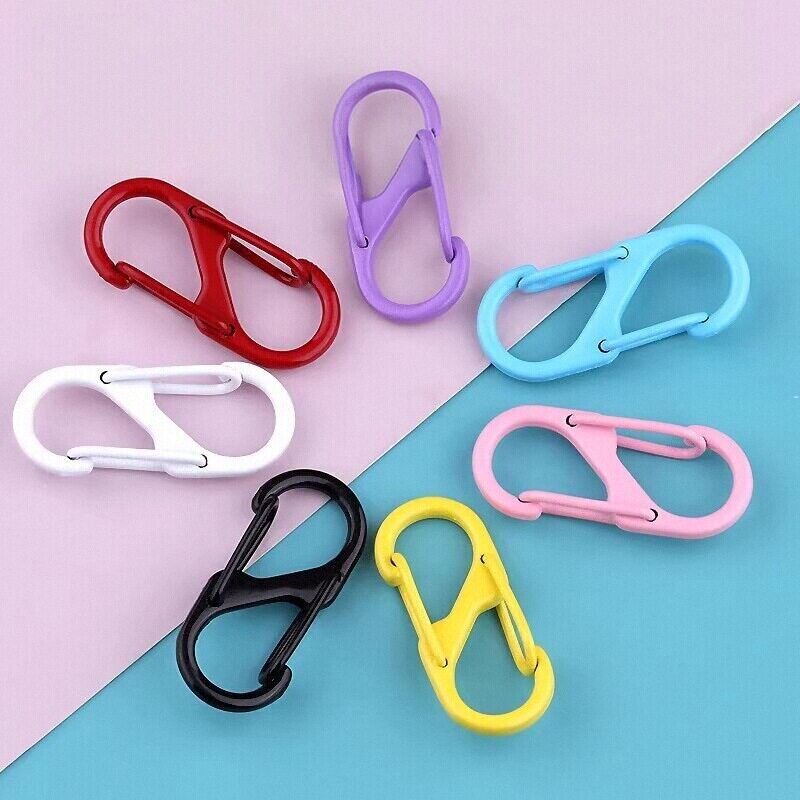 S-Shaped Carabiner Outdoor Travel Camping Multi-Functional Hook Luggage Hook Special-Shaped Double Hook 8-Shaped Hook