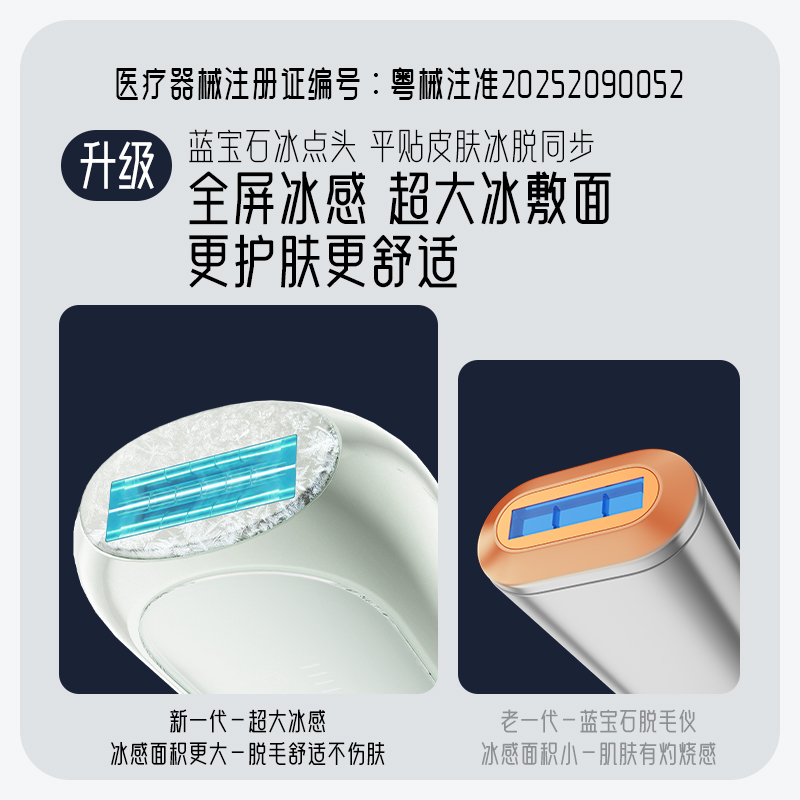 25年升级版奥克斯蓝宝石脱毛仪：重塑家庭美容美学