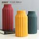 Light luxury Nordic Morandi ceramic vase ornaments Internet celebrity dining table creative living room simple flower arrangement dry flower decoration