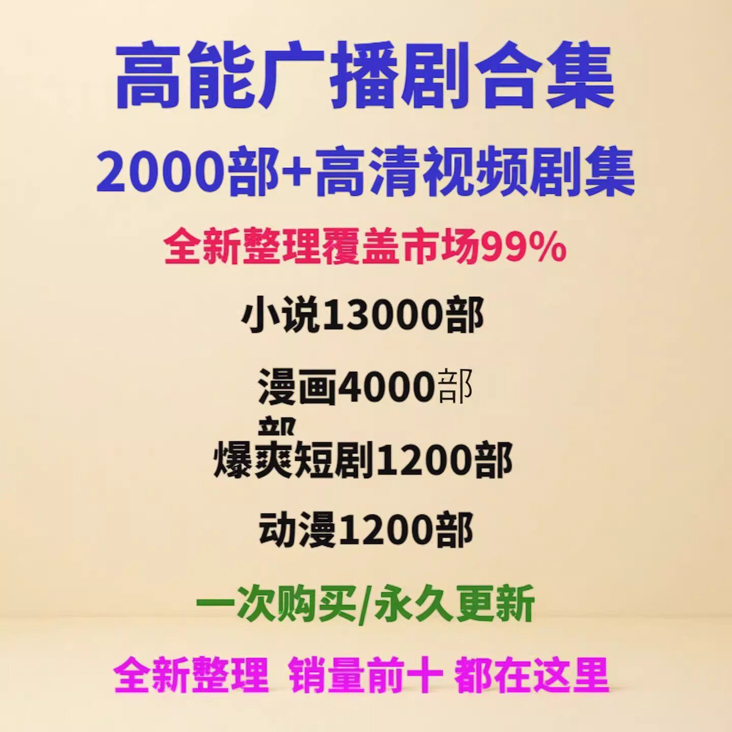 ラジオドラマ集、コミック関連資料、電子書籍、人気短編ドラマ、小説、アニメーションなど、すべてがまとめて収録されています。