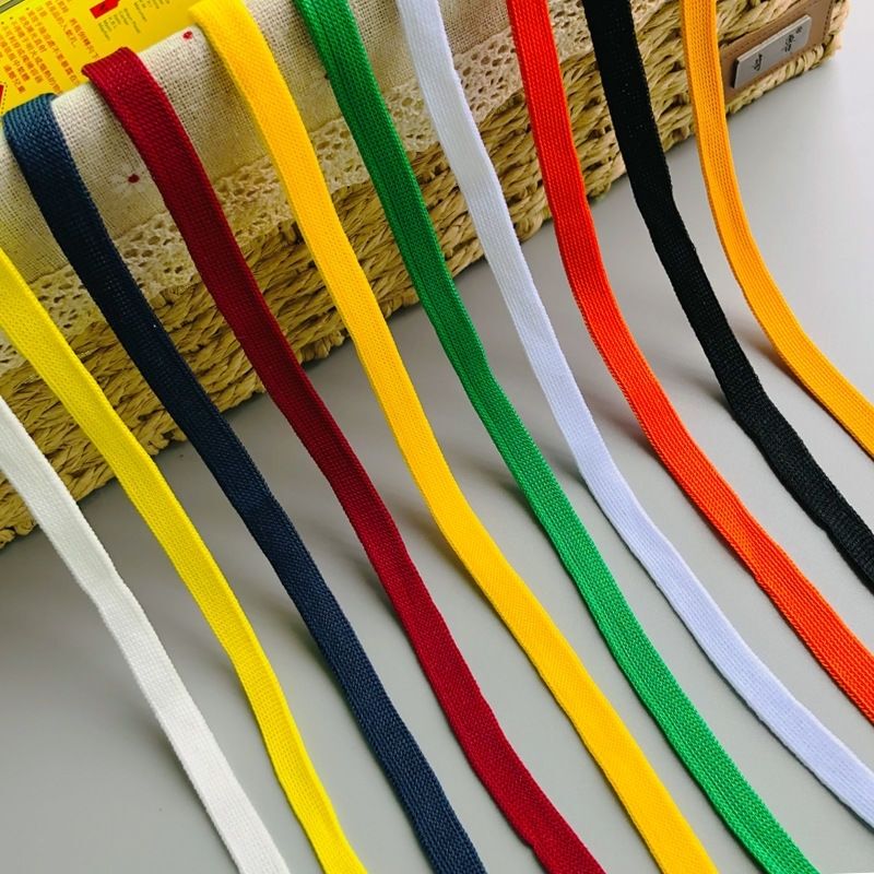 1cm Knitted Strips for School Uniforms, Side Strips for Sports Pants, Decorative Strips for Pants, Woven Strips for Collars, Side Strips for School Uniforms