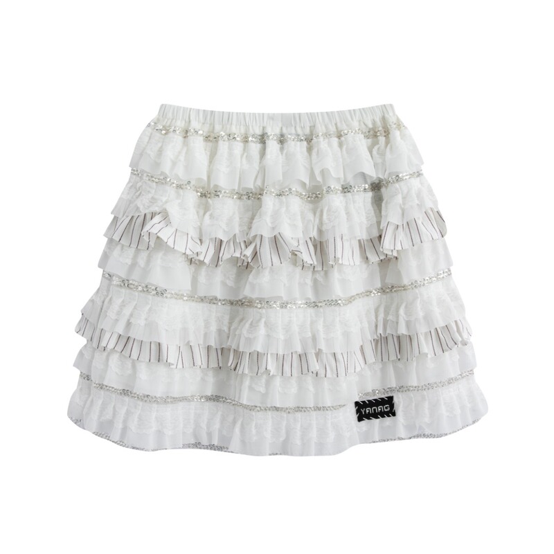 Designer Brand Yanag 26 Spring/Summer New Plaid Patchwork Small A-Line Cake Skirt Nini Buyer Store Designer Brand Yanag 26 Spring/Summer New Plaid Patchwork Small A-Line Cake Skirt Nini Buyer Store