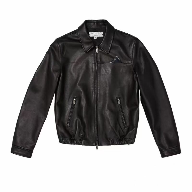 M1Dnote New Product 26 Autumn and Winter Jacket with Lapel Leather Long-Sleeved Short Loose Motorcycle Jacket Nini Buyer Store M1Dnote New Product 26 Autumn and Winter Jacket with Lapel Leather Long-Sleeved Short Loose Motorcycle Jacket Nini Buyer Store
