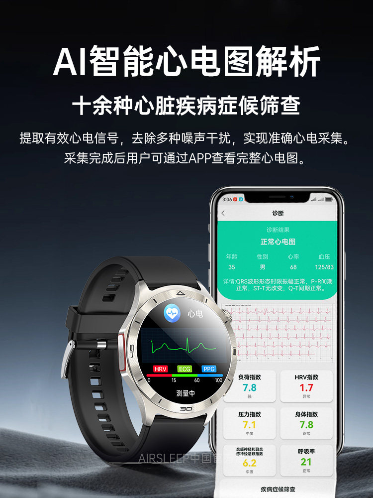 2026 New Model Technology Aesthetics Smart Watch for Measuring Blood Sugar and Blood Pressure, Official Store, High Precision, Compatible with Harmonyos, Suitable for Gifting