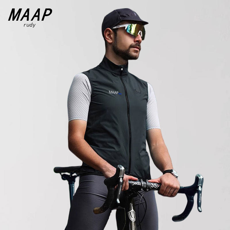 Maap Rudy Series Casual Sports Cycling Vest Windbreaker Windproof Vest Jacket Summer Road Cycling Clothing