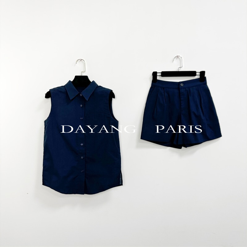 Dy Casual Style Retro Hong Kong Style Fashion Set Fashion Designer Trendy Elegant Simple Set A190 Dy Casual Style Retro Hong Kong Style Fashion Set Fashion Designer Trendy Elegant Simple Set A190