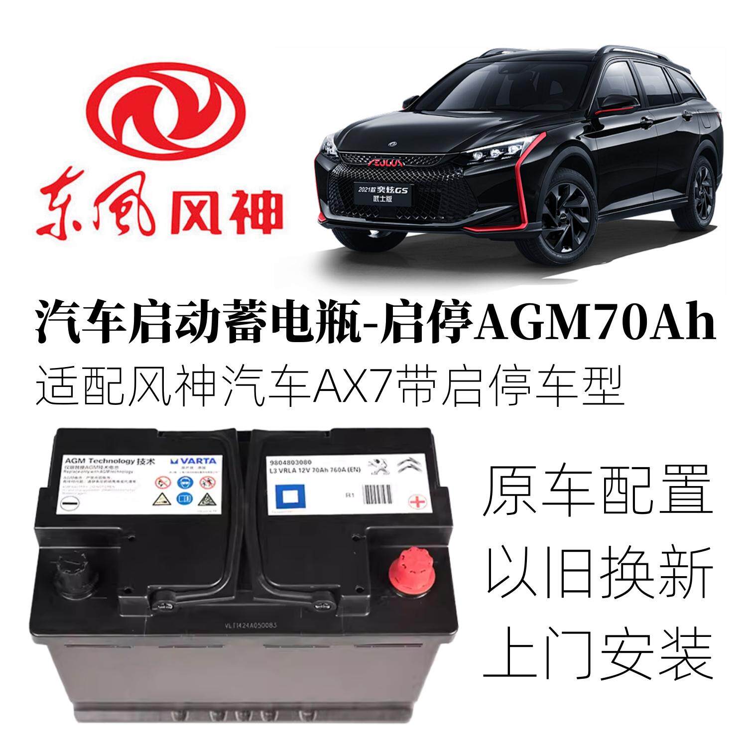 Оригинальный заводской аккумулятор Dongfeng Fengshen E30/60/70 AX3/4/5/7 S/H30 L60 Yixuan GSMAX