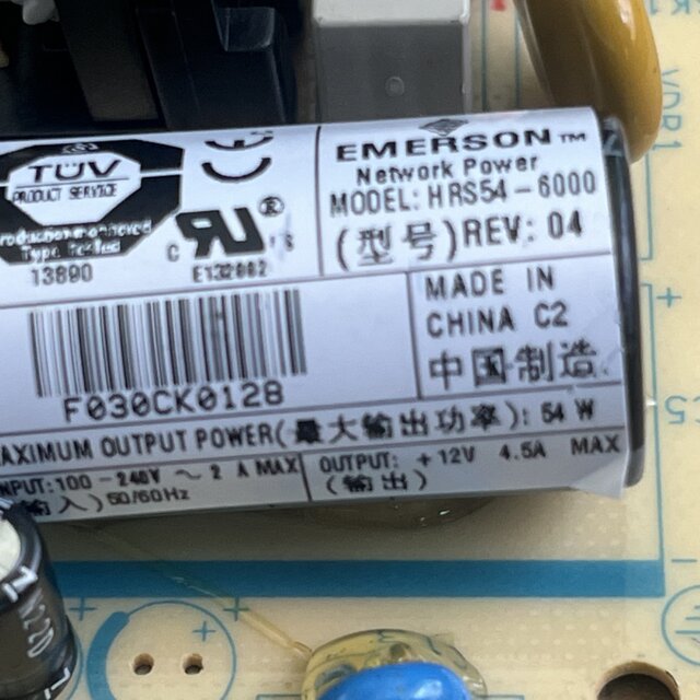 S5700 FSP054-1S02 switch switching power supply HRS54-6000 power board 12V4.5A