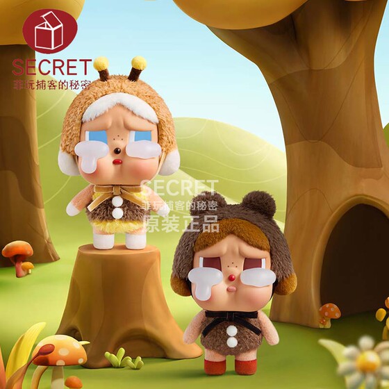 Popmart Crybaby Crying Baby Tears Factory Vinyl Face Plush Blind Box Crying Rabbit Crying Bear