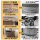 Home-Use Dehumidifying and Health-Preserving Foot Bath Bucket, Deep Bucket Foot Wash Basin, Over-The-Knee and Calf Insulation Plastic Massage Foot Bath, Heightened and Thickened