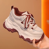 Daphne/ новинка осени и зимы 2025 года; увеличивающая рост бархатная обувь для папы на толстой подошве; модная легкая универсальная трендовая повседневная женская обувь