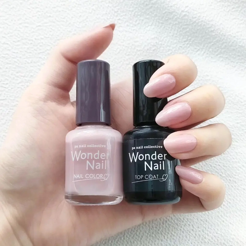 Japanese Pa Nail Polish Wonder Nail Transparent Top Oil Quick-Drying Top Coat Gloss Rwn01