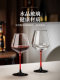 Luxurious High-End Crystal Wine Glasses and Decanter Set for Home Use, Burgundy Wine Glasses with a High Aesthetic Value
