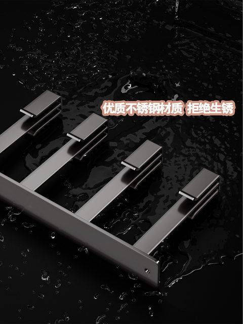 Cup Holder Upside-Down Wine Cabinet Storage Household Water Cup Rack No-Drill Hanging Wine Glass Rack 2025 New Model Cup Holder