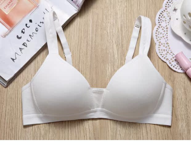 Nữ sinh trung học áo ngực không có vành cotton mỏng mùa hè mỏng phần Nhật Bản thoáng khí học sinh cotton đồ lót nữ áo lót nâng đẩy