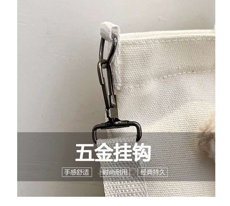 Исправлению сумки 斜挎包帆布女学生美术袋补课手提袋可抱婴袋挂件书袋中学生帆布包