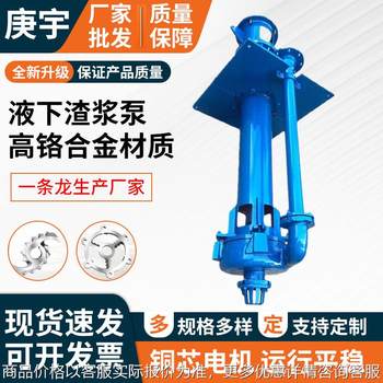High chromium alloy liquid slurry pump vertical sediment pump sewage and silt impurity pump wear-resistant and corrosion-resistant sewage pump
