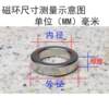 Circular Strong Magnet N52 Hollow Circular Magnetic Ring with Hole, High-Strength Magnetic Sheet