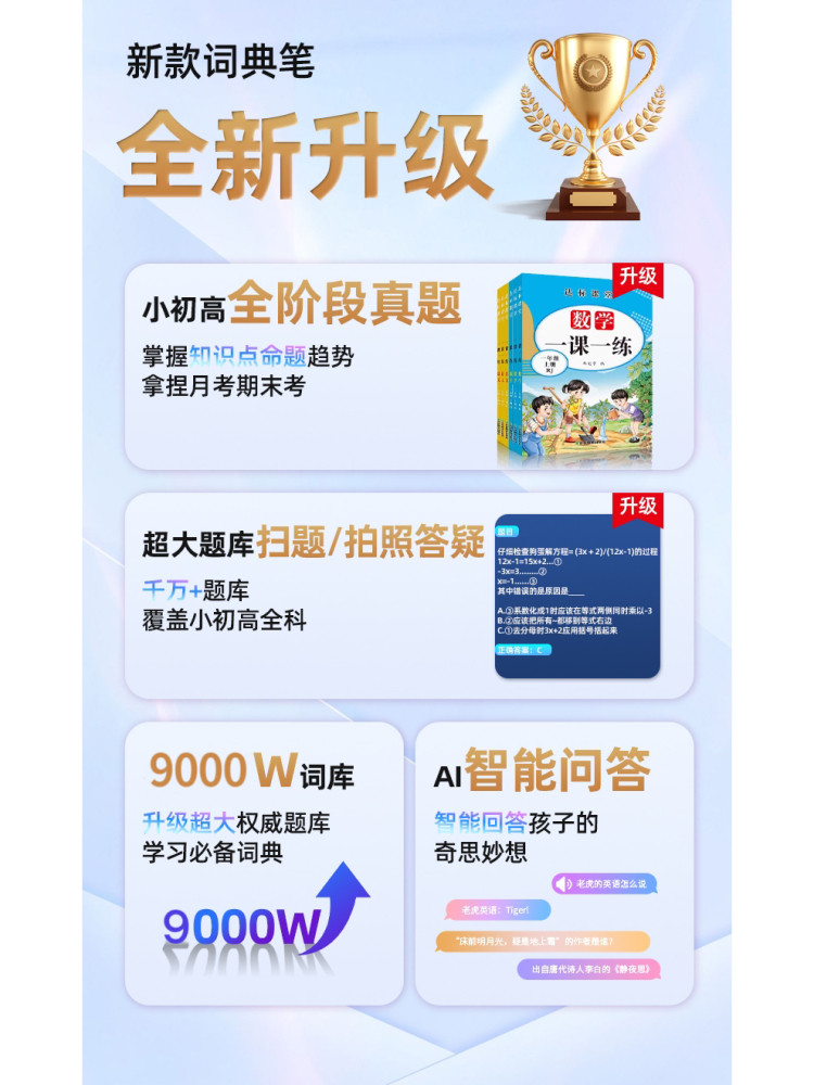 English Reading Pen Universal Universal Student Dictionary Pen Primary School Junior High School High School Learning Pen Artifact Multi-Function Smart