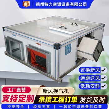 Fresh Air Ventilator, Two-Way Flow, Low Noise, Whole-House Air Purification, Fresh Air Fan, Commercial Ceiling-Mounted Full Heat Exchanger