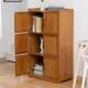 Kitchen rack cabinet solid wood A10L full bamboo sideboard kitchen storage cabinet Chinese style microwave oven with door