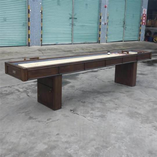 9-Foot Shuffleboard Table 2.7m Shuffleboard Curling Sports and Leisure Equipment Scoring Ball Elderly Fitness Center Villa