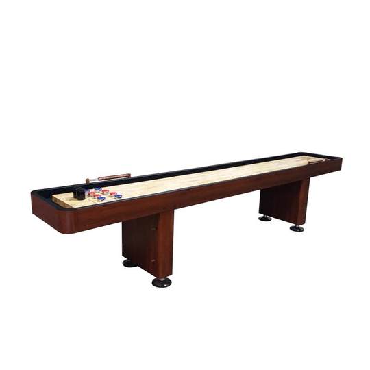 9-Foot Shuffleboard Table 2.7m Shuffleboard Curling Sports and Leisure Equipment Scoring Ball Elderly Fitness Center Villa