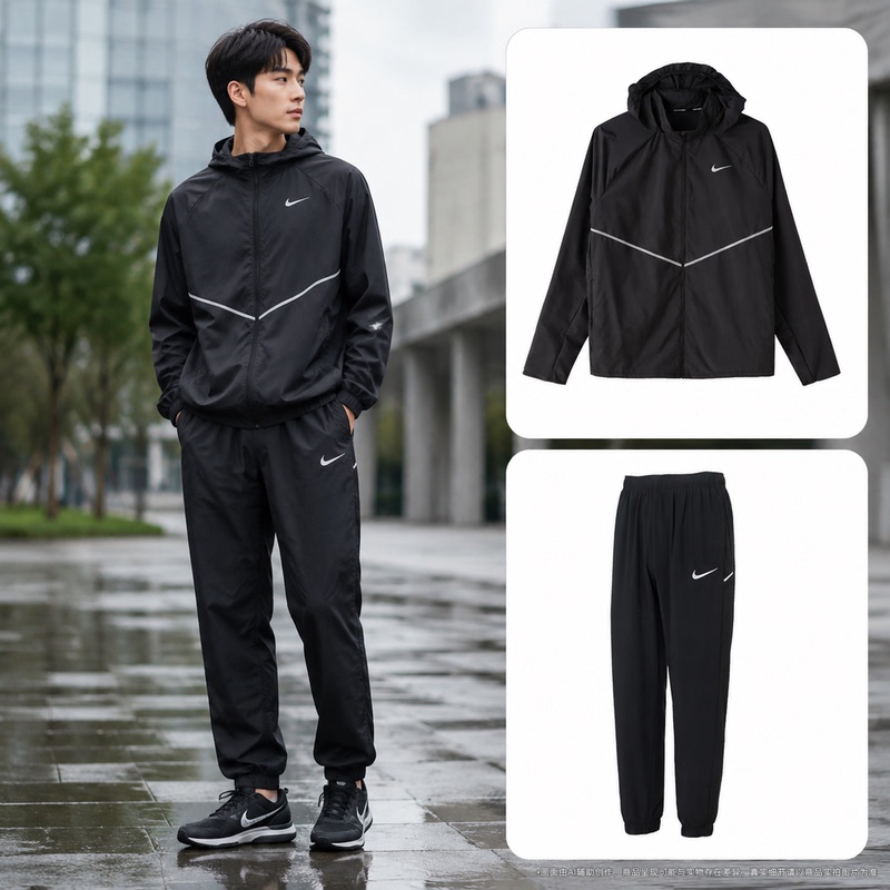 Nike Nike Sports Suit Men's Hooded Jacket Casual Pants Sports Pants Long Pants Two-Piece Set