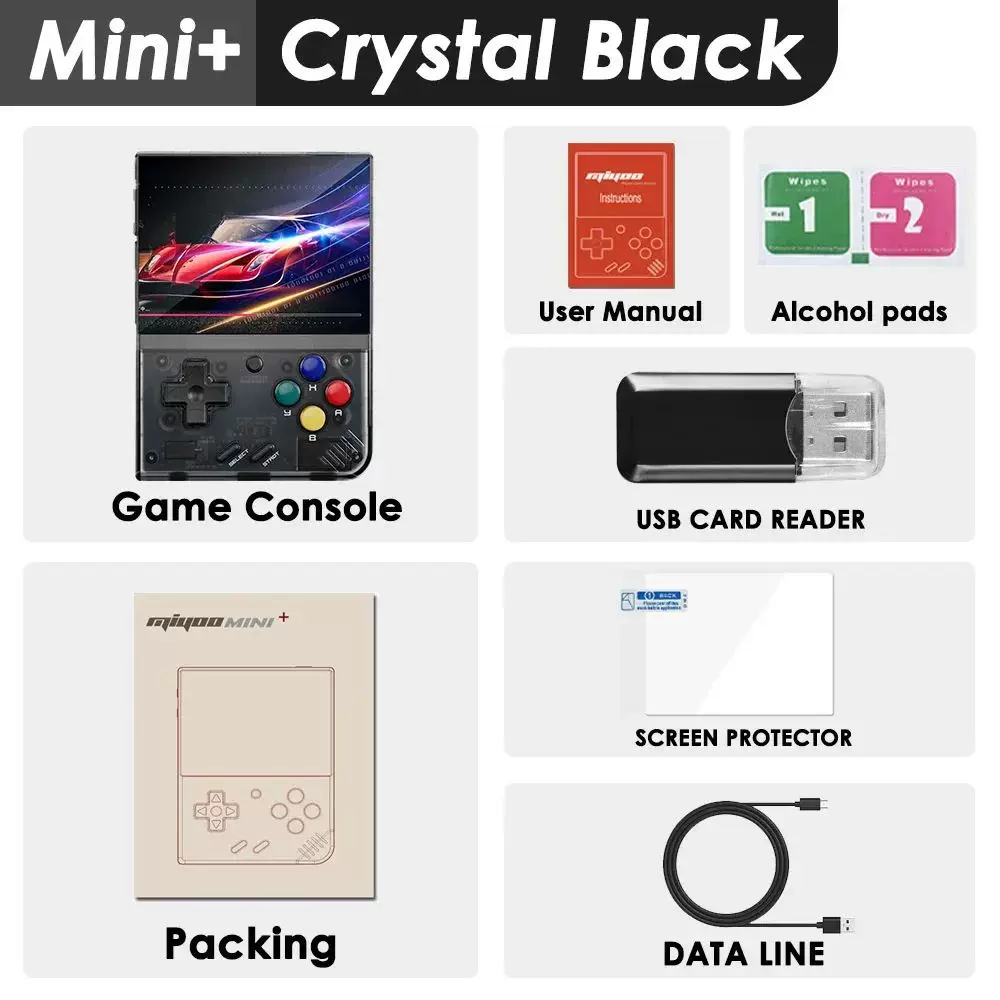 Портативная ретро портативная портативная игровая консоль MIYOOO MINI PLUS v2 mini