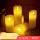 USB перезаряжаемый пульт дистанционного управления LED electronic candle light wedding confession decoration light романтический отель remote control candle light mini 4