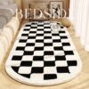 Bedside blanket carpet bedroom plush thickened cushion non-slip room new living room coffee table blanket blanket floor mat
