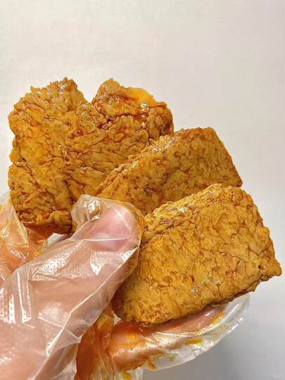 [Big Deal 10 Large Bags]Shredded Vegetarian Meat, Vegetarian Steak, Large Pieces of Dried Tofu, Cheap Snacks to Satisfy Cravings, Wholesale 1 Bag