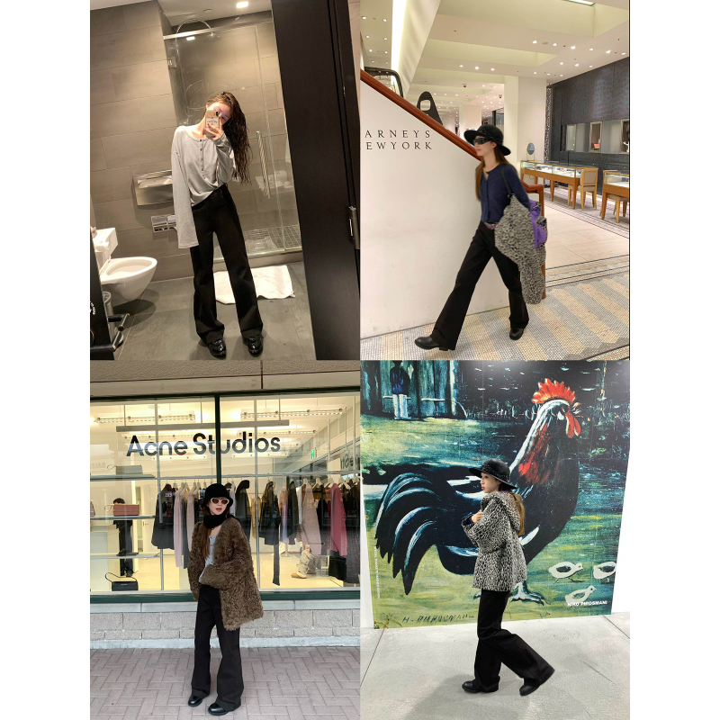 Vcruan Earth Store's Big Brother Praised It 100 Times. the Classic Black Pants with Great Fit Are Rk253103 Vcruan Earth Store's Big Brother Praised It 100 Times. the Classic Black Pants with Great Fit Are Rk253103