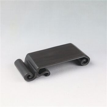 Whole wood purple sandalwood scroll ornaments teapot jade antique bonsai vase agate wood carving mahogany cultural toy base