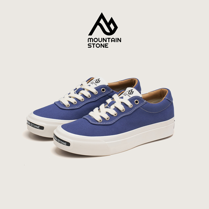 Ms Mountain Stone 006 Canvas Shoes for Men and Women, Low-Top Lace-Up Casual Versatile Sports Sneakers Ms Mountain Stone 006 Canvas Shoes for Men and Women, Low-Top Lace-Up Casual Versatile Sports Sneakers
