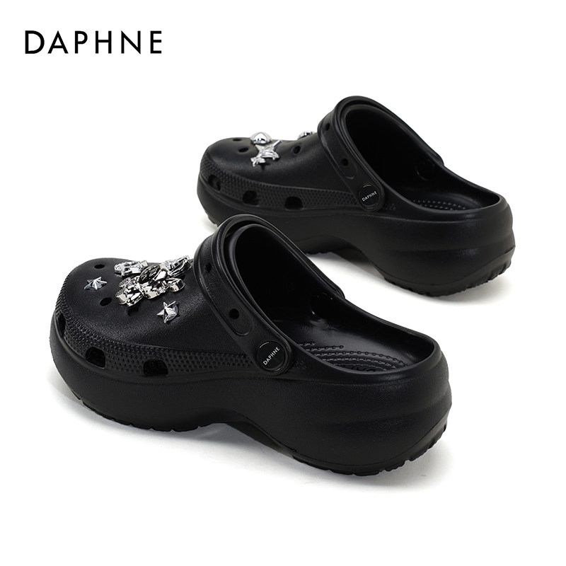 Daphne/обувь Daphne cloud hole; новинка; женская верхняя одежда; женские сандалии; нескользящие пляжные тапочки на толстой подошве; женские Изображение 1