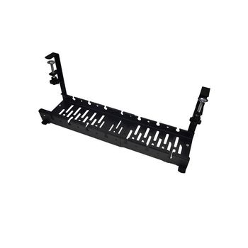 No hole-free retractable table underwire frame wiring installation wire artifact table n-side wiring table bottom line storage