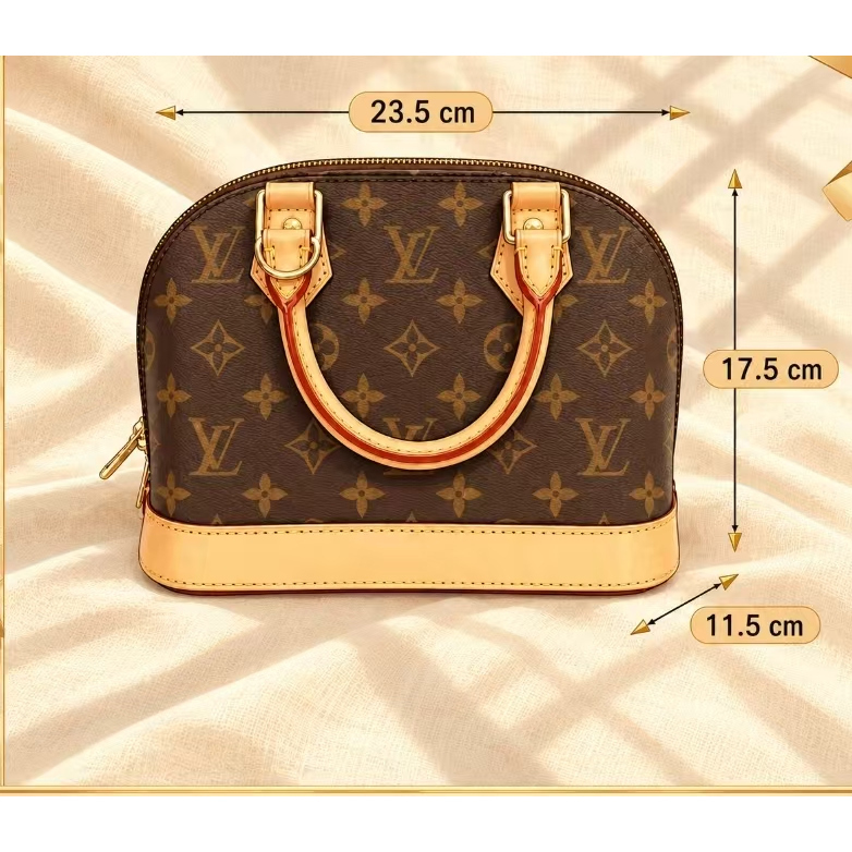 【99% New】Louis Vuitton/【Vegetable-Tanned Leather Replacement】Louis Vuitton/Lv Monogram Shell Bb