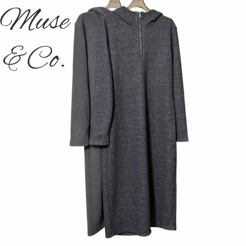 Museco 2026 New Stylish and Simple Hooded Dress