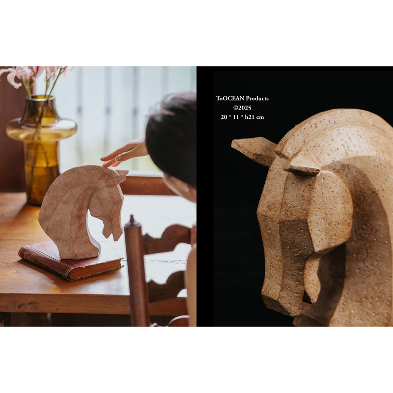 Sea Art Museum·Roman Steed Classical Desktop Ornament Year of the Horse Sculpture Art Living Room Study Entrance Decoration