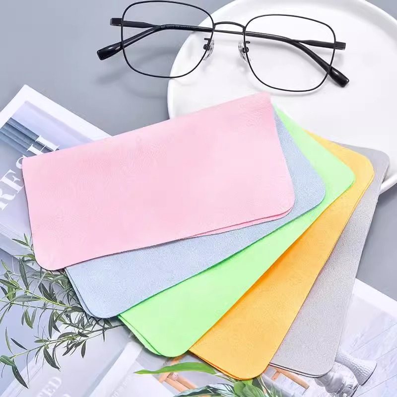 [Jinhuan]Professional Microfiber Chamois Eyeglass Cloth, Anti-Fog, Special Cleaning Cloth for Glasses, Soft and Does Not Damage Lenses