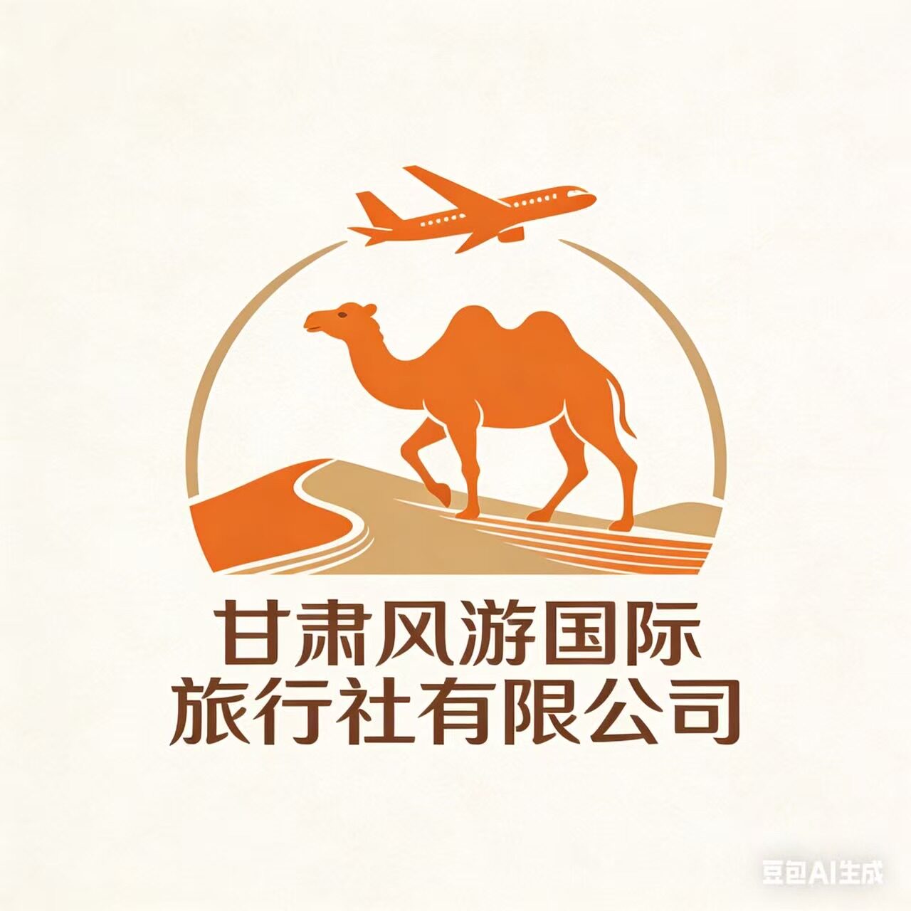 甘肃风游国际旅行社专营店的LOGO