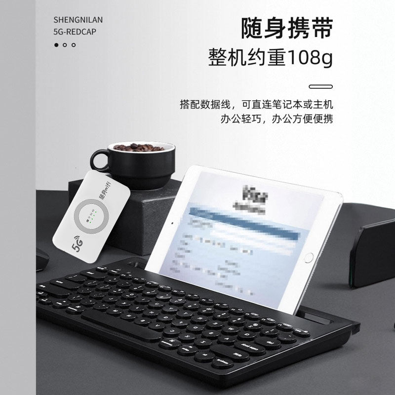 [5g with Sim Card Slot] Portable Wifi 2025 New Model 5g Network Nationwide Universal Full Network Compatibility Portable Internet Device Mobile Wi-Fi 6 Wireless Network Card for Home, Car, Travel, and Mobile Hotspot