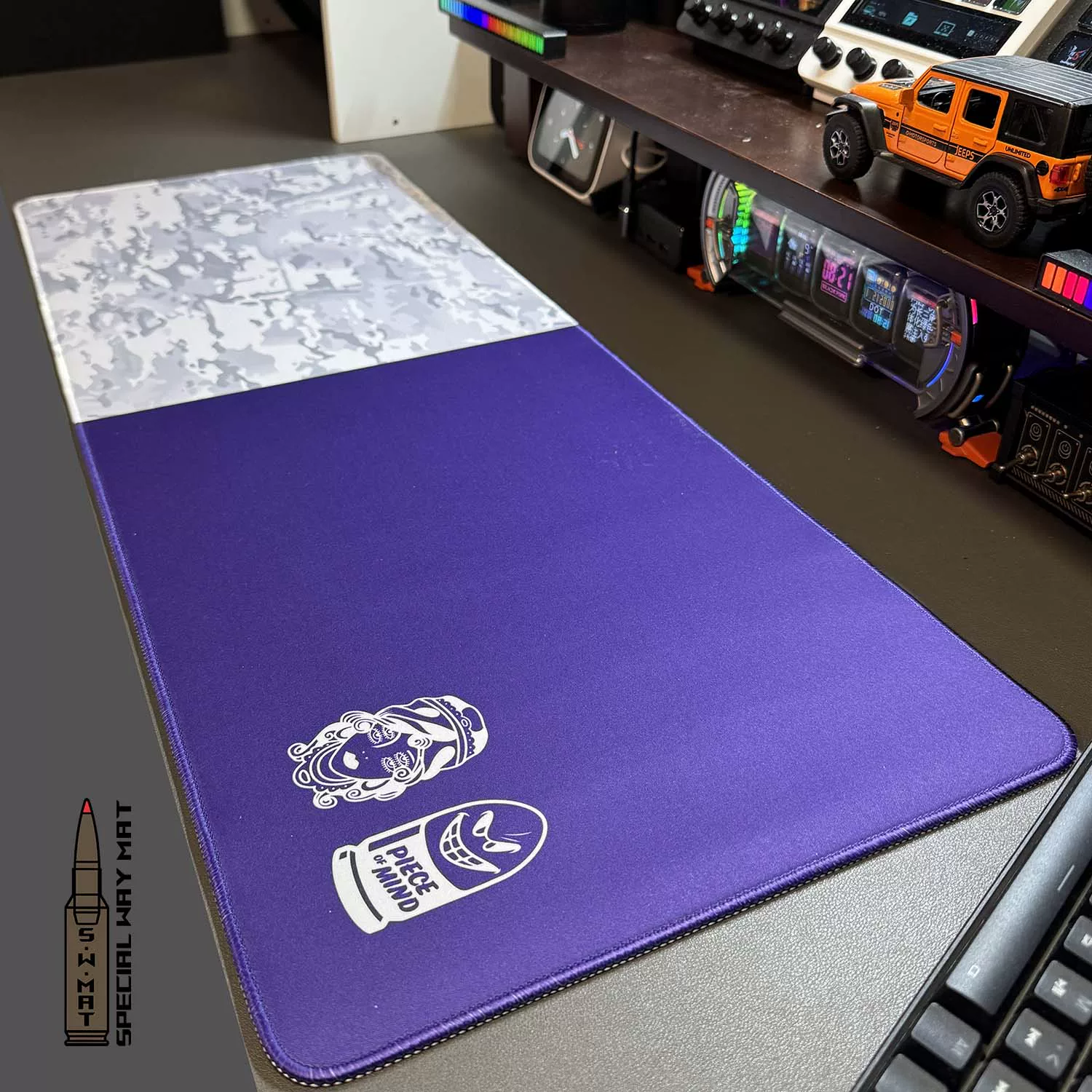 Vista del diseño táctico y colores combinados