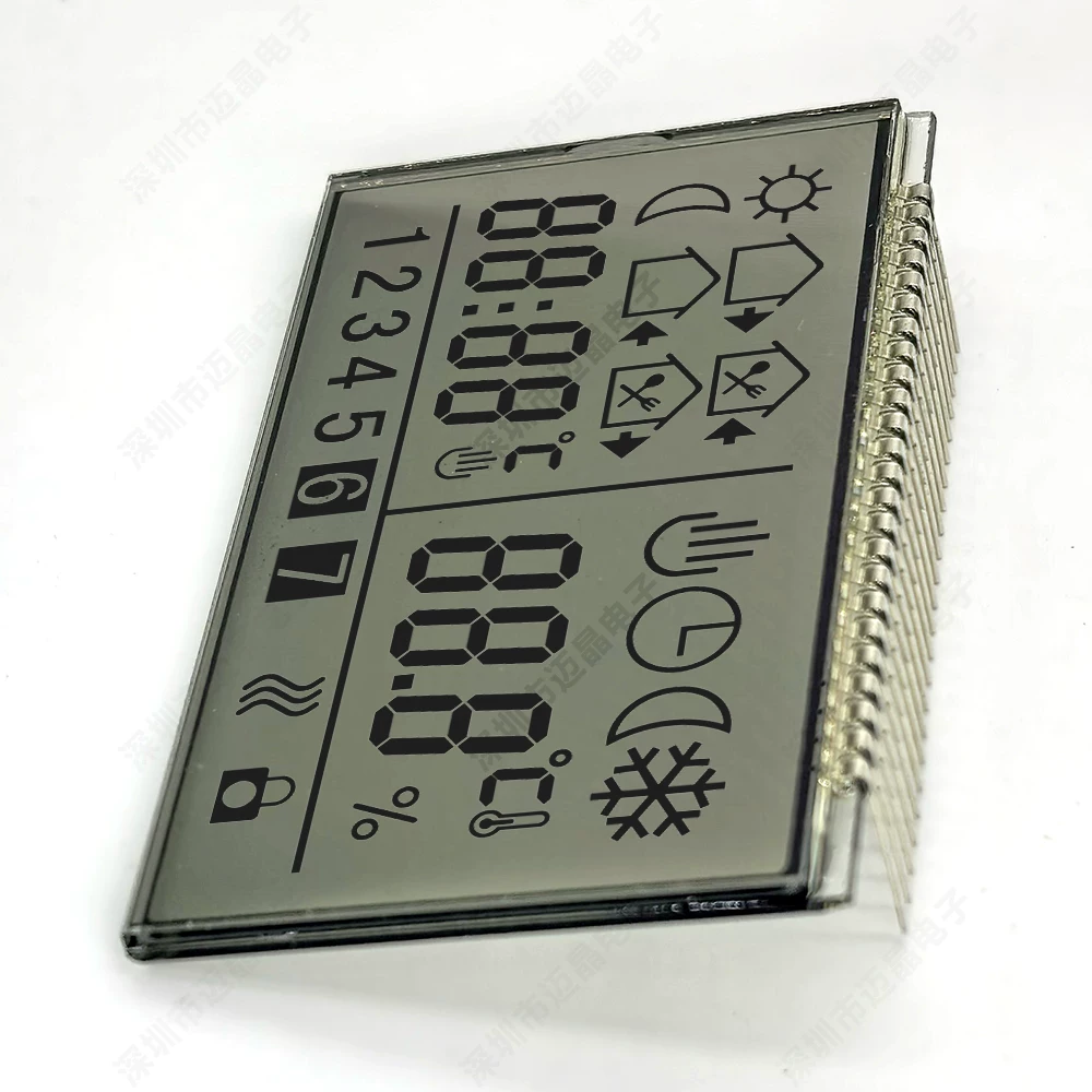Free sample dynamic driver 8-field TN pen-segment LCD screen character display serial interface MJ1154