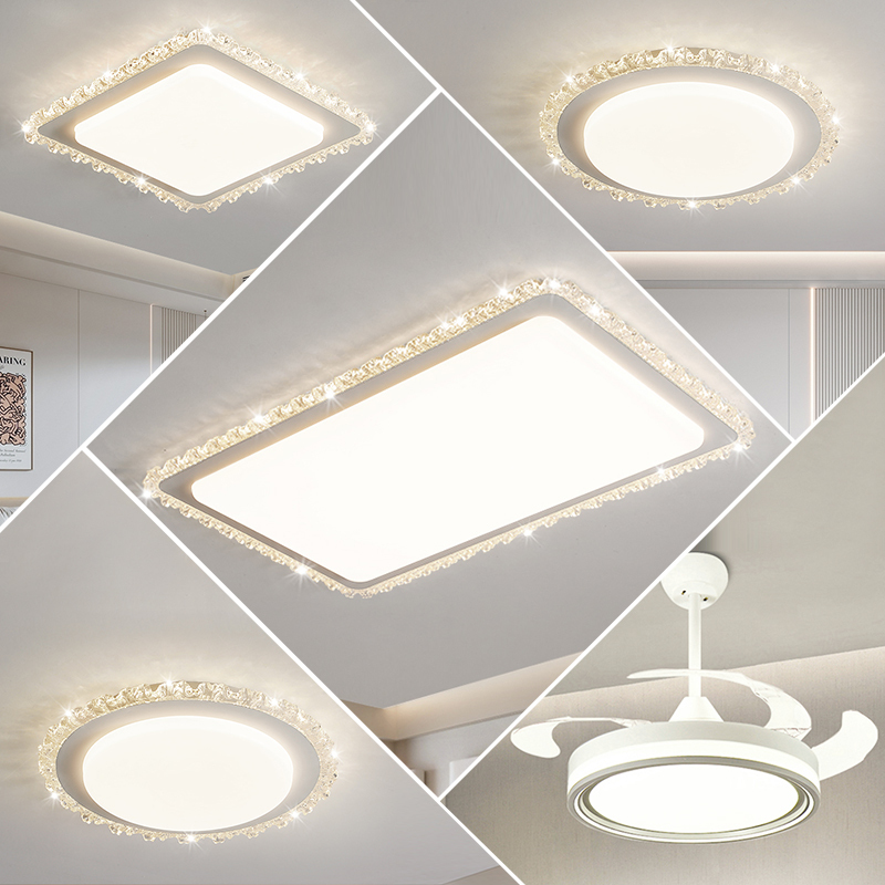 French-Style Light Luxury High-End Bedroom Lamp 2026 New Model Simple and Elegant Living Room Lamp Room Zhongshan Crystal Ceiling Lamp French-Style Light Luxury High-End Bedroom Lamp 2026 New Model Simple and Elegant Living Room Lamp Room Zhongshan Crystal Ceiling Lamp